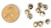 10 6mm Black Cloisonné Rounds